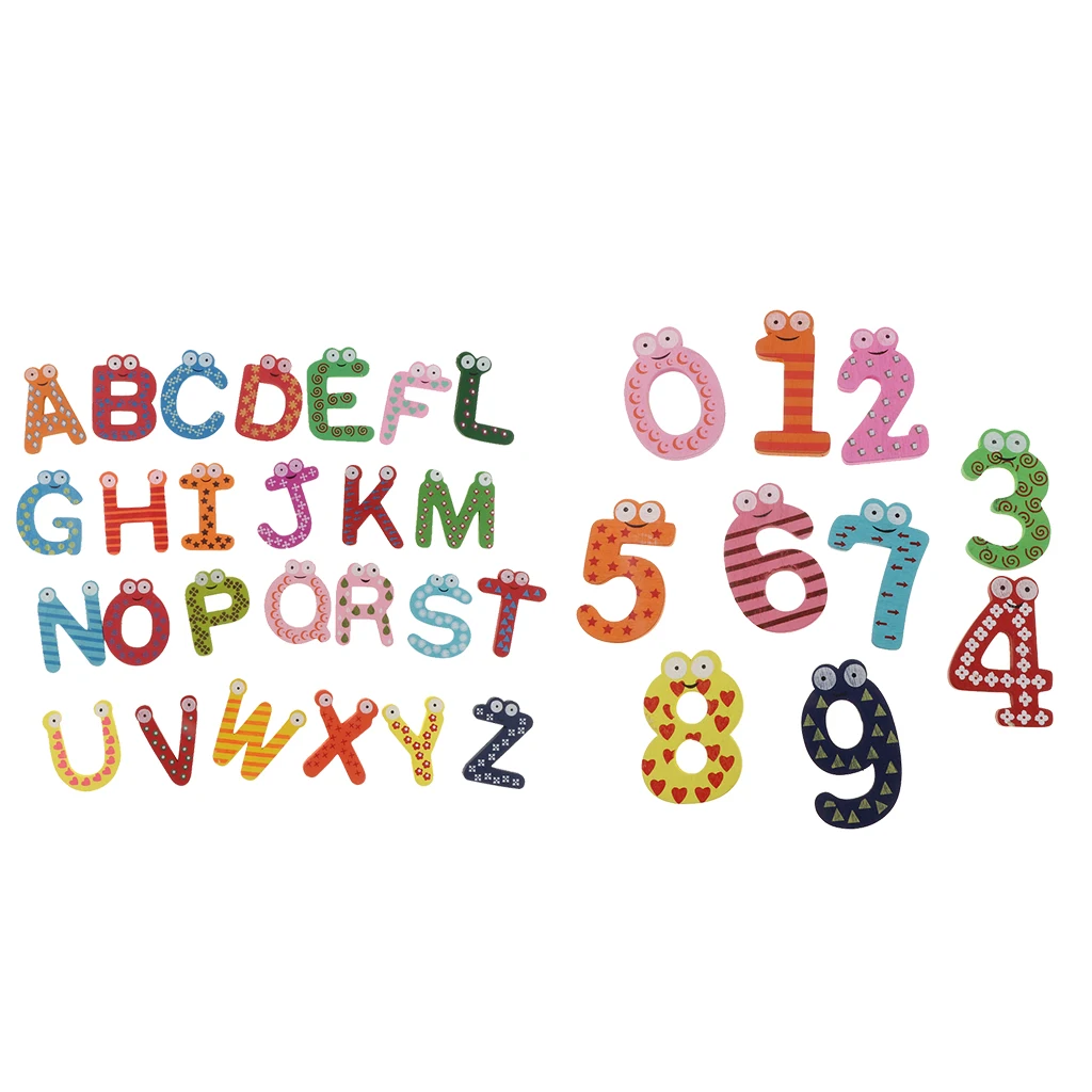 2set Wooden Number Letters Fridge Magnet Alphabet Education Kid Toy 2set Wooden Number Letters Fridge Magnet Alphabet Education Kid Toy