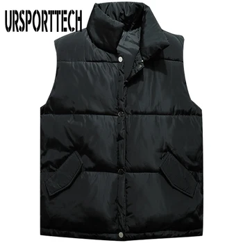 URSPORTTECH New Mens Jackets Sleeveless Vest Winter Men's Warm Down Vest Homme Casual Thicken Waistcoat Chalecos Para Hombre 3XL
URSPORTTECH New Mens Jackets Sleeveless Vest Winter Men's Warm Down Vest Homme Casual Thicken Waistcoat Chalecos Para Hombre 3XL