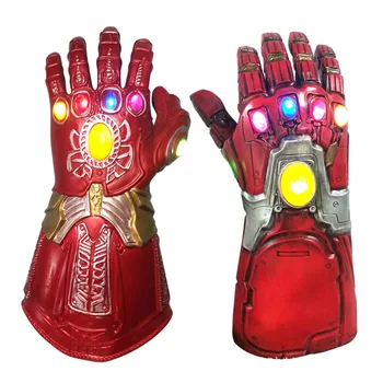 Iron Man Gloves The 4 Endgame Thanos Infinity Gauntlet LED Light Glove Mask for Adult Kids Cosplay Props Superhero Arm Weapon
Iron Man Gloves The 4 Endgame Thanos Infinity Gauntlet LED Light Glove Mask for Adult Kids Cosplay Props Superhero Arm Weapon