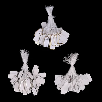 100Pcs/lot DIY Price Label Rectangular Label Tie String Jewelry Clothes Display Merchandise Price Tags Card Silver/Gold/White
100Pcs/lot DIY Price Label Rectangular Label Tie String Jewelry Clothes Display Merchandise Price Tags Card Silver/Gold/White