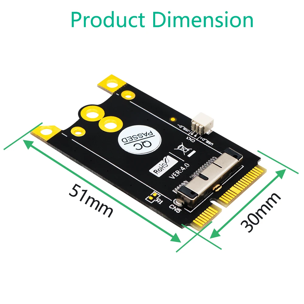 Upgrade Version Mini PCIe (mPCIe) Converter Adapter Board for Broadcom BCM943602CS BCM94360CD BCM94331 BCM94331CD BCM943224P BCM
Upgrade Version Mini PCIe (mPCIe) Converter Adapter Board for Broadcom BCM943602CS BCM94360CD BCM94331 BCM94331CD BCM943224P BCM