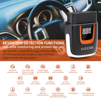 Viecar OBD2 OBD II/EOBD Support for Windows/Android/iOS Viecar VP001-4 V2.2 Bluetooth Wifi/USB 18F25K80 Car Diagnostic Tool
Viecar OBD2 OBD II/EOBD Support for Windows/Android/iOS Viecar VP001-4 V2.2 Bluetooth Wifi/USB 18F25K80 Car Diagnostic Tool
