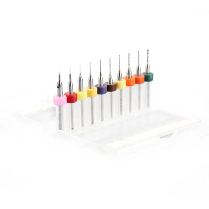 1 Set 0.1-1/0.3-1.2/1.1-2/0.6-1.5mm High Quality Hard Alloy PCB Print Circuit Board Carbide Micro Drill Bits Tool Carving bit
1 Set 0.1-1/0.3-1.2/1.1-2/0.6-1.5mm High Quality Hard Alloy PCB Print Circuit Board Carbide Micro Drill Bits Tool Carving bit