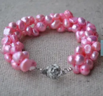 Unique Pearls jewellery Store Real Pearl Bracelet Cute Pink Freshwater Pearl Bracelet Silver Flower Clasp Wedding Birthday Women 
Unique Pearls jewellery Store Real Pearl Bracelet Cute Pink Freshwater Pearl Bracelet Silver Flower Clasp Wedding Birthday Women