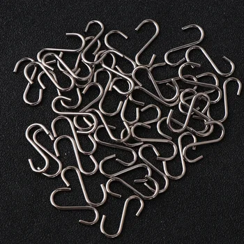 100PCS DIY Mini S-shaped Hooks Sturdy S-shaped Hooks Stainless Steel S-shaped Hangers Metal DIY Jewelry Accessory High Quality M
100PCS DIY Mini S-shaped Hooks Sturdy S-shaped Hooks Stainless Steel S-shaped Hangers Metal DIY Jewelry Accessory High Quality M