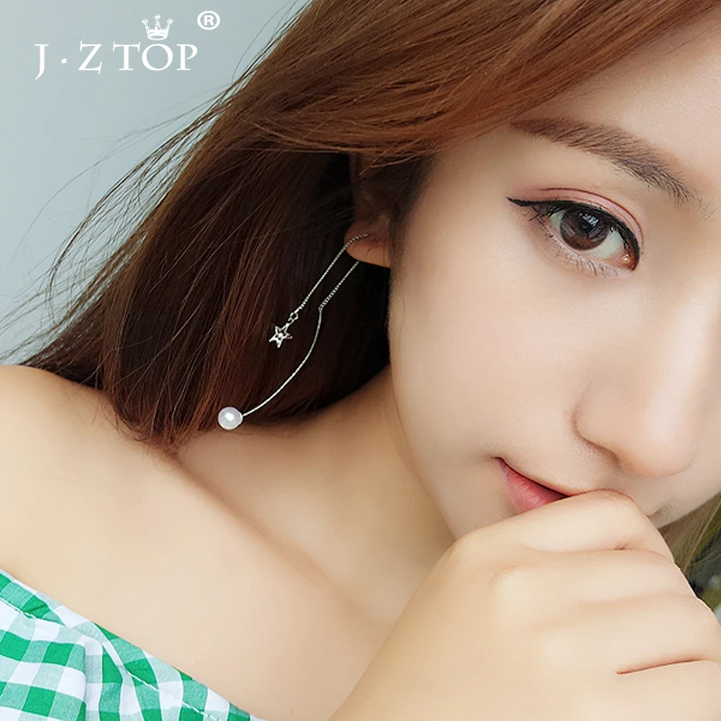 JZTOP Imitation Pearl Five Pointed Star Tassel Stud Earrings Woman Multi Layer Elegant Long Pentagram Ear Line Jewelry Gifts
JZTOP Imitation Pearl Five Pointed Star Tassel Stud Earrings Woman Multi Layer Elegant Long Pentagram Ear Line Jewelry Gifts