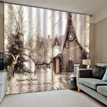 Custom Snow House Windows Curtains for Living Room winter Bedroom Kitchen Curtains Drapes Window Treatments Middle Cut Dropship
Custom Snow House Windows Curtains for Living Room winter Bedroom Kitchen Curtains Drapes Window Treatments Middle Cut Dropship