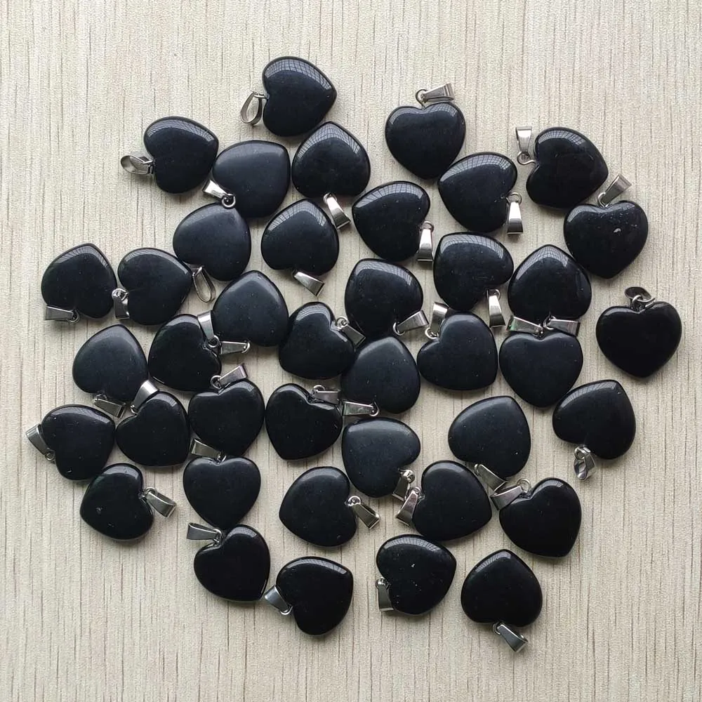 Fashion good quality natural Obsidian stone love heart shape pendants 20mm for jewelry making 50pcs/lot Wholesale free shipping 
Fashion good quality natural Obsidian stone love heart shape pendants 20mm for jewelry making 50pcs/lot Wholesale free shipping
