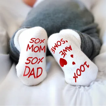 1 Pair Cute Sentences Infant Baby Socks Combed Cotton Baby Socks Infant Toddler Anti Slip Socks 0-1 years New Arrival
1 Pair Cute Sentences Infant Baby Socks Combed Cotton Baby Socks Infant Toddler Anti Slip Socks 0-1 years New Arrival