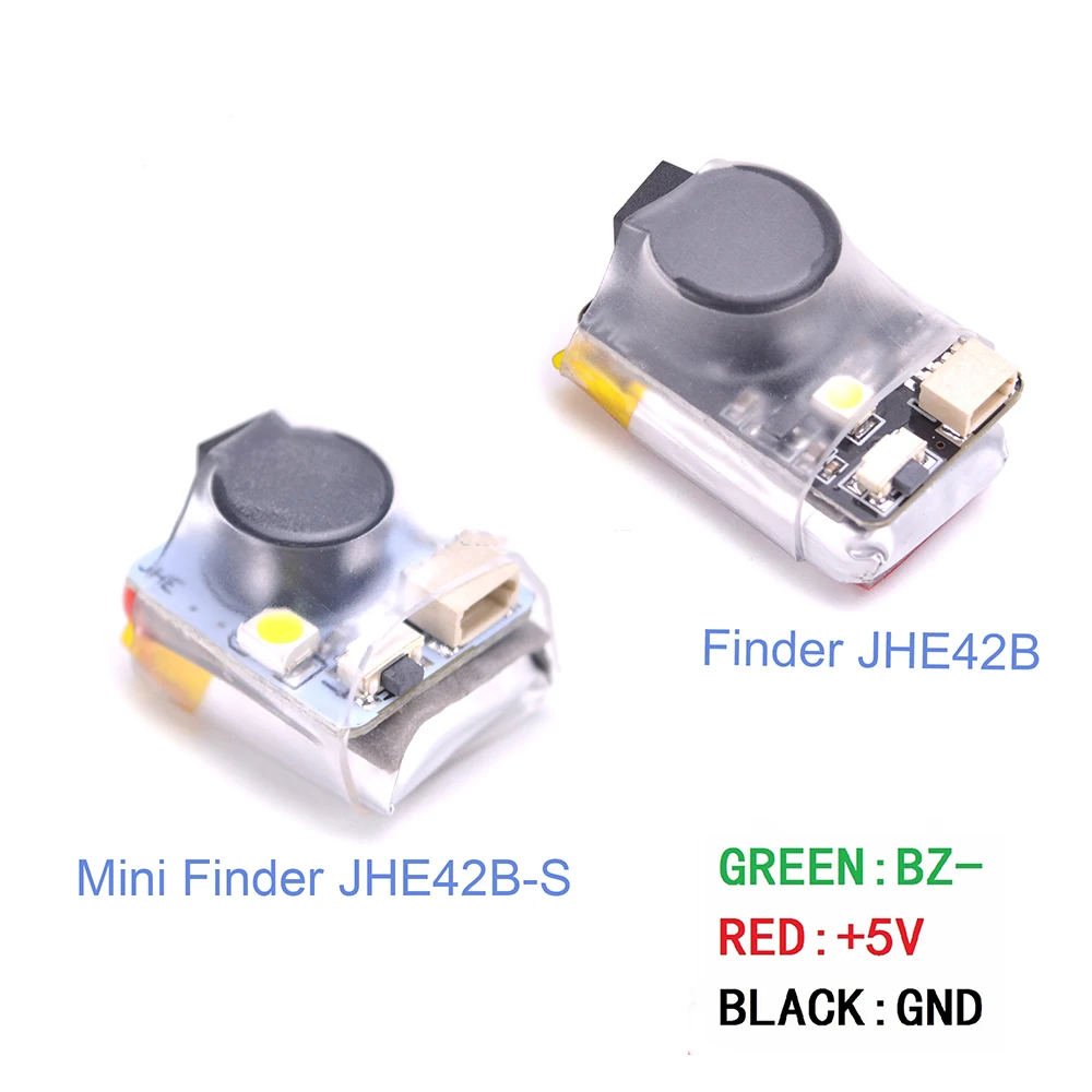 Finder JHE42B / JHE42B_S 5V Super Loud Buzzer Tracker 110dB with LED Buzzer Alarm For FPV Racing Drone Flight Controller
Finder JHE42B / JHE42B_S 5V Super Loud Buzzer Tracker 110dB with LED Buzzer Alarm For FPV Racing Drone Flight Controller