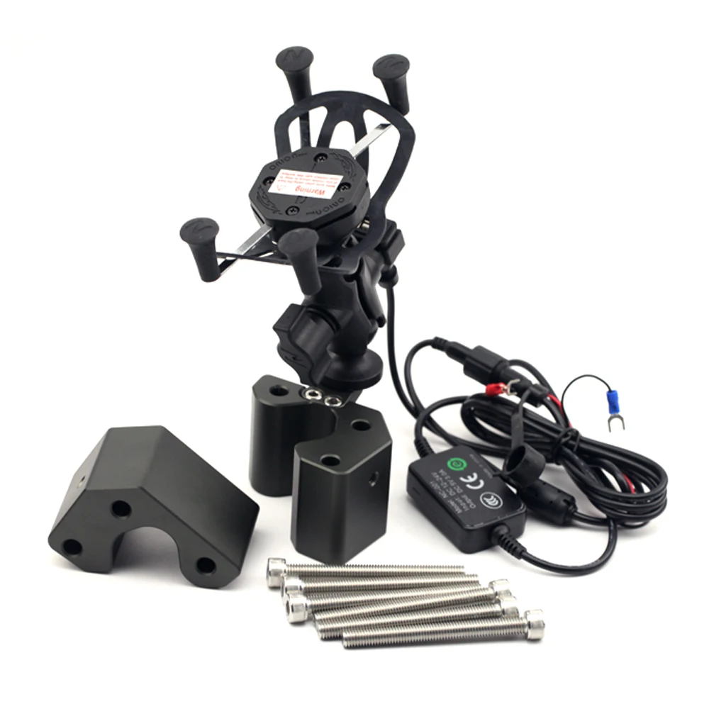 Handlebar Riser Phone Holder For KAWASAKI GTR1400 CONCOURS 14 ZG1400 2008-2018 Motorcycle GPS Navigation Bracket USB Charger
Handlebar Riser Phone Holder For KAWASAKI GTR1400 CONCOURS 14 ZG1400 2008-2018 Motorcycle GPS Navigation Bracket USB Charger