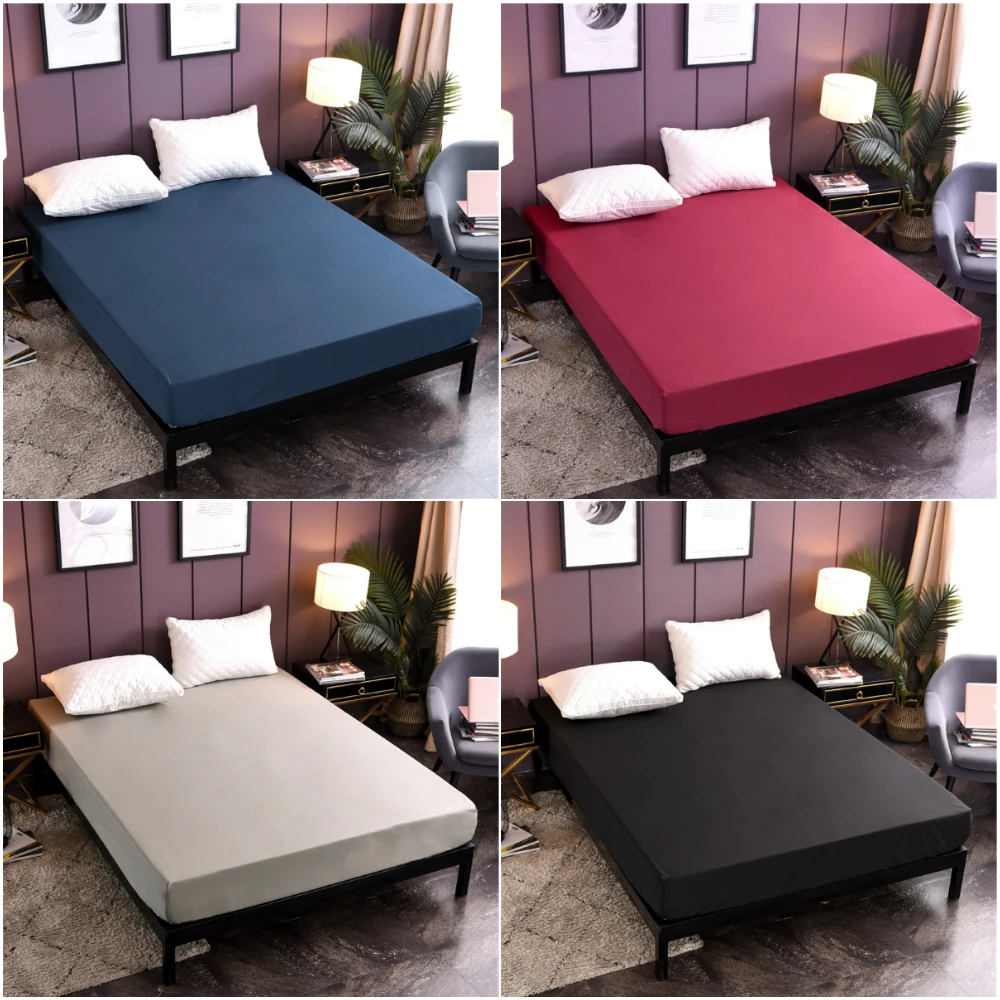 Waterproof Mattress Cover Anti-mite Hypoallergenic Fitted Sheet Solid Color Breathable Mattress Protector Queen King Size
Waterproof Mattress Cover Anti-mite Hypoallergenic Fitted Sheet Solid Color Breathable Mattress Protector Queen King Size