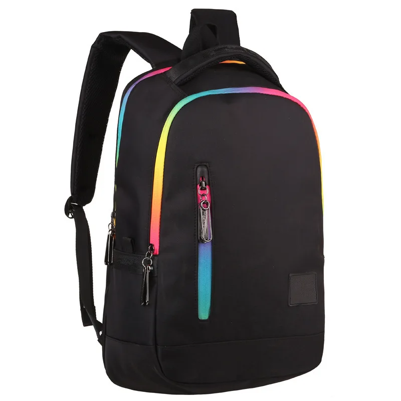 Backpack Shoulder Bag Lightweight Fashion School Bag Korean-style Cool Large Capacity Bag Colorful Zippered Computer Bag
Backpack Shoulder Bag Lightweight Fashion School Bag Korean-style Cool Large Capacity Bag Colorful Zippered Computer Bag
