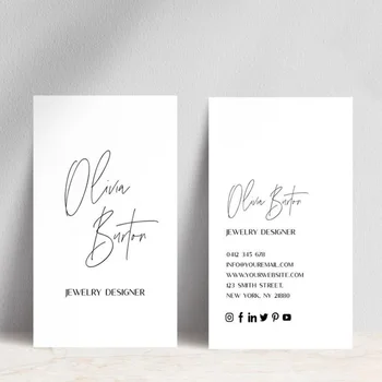 Custom 100 CARDS Business Card | Name Card Design |Modern Business Card|The minimalist business card We start selling 100 CARDS
Custom 100 CARDS Business Card | Name Card Design |Modern Business Card|The minimalist business card We start selling 100 CARDS