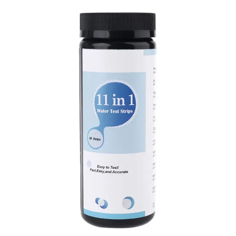 11 in 1 Water Test Strips Pool Pond Tap Aquarium Drinking Water Quality Tester A9LB
11 in 1 Water Test Strips Pool Pond Tap Aquarium Drinking Water Quality Tester A9LB