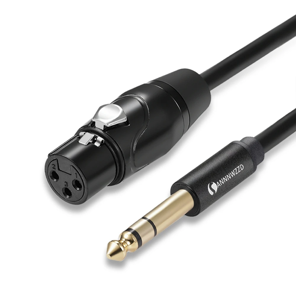 XLR Cable 6.35mm Jack to XLR Cable Male to Female Professional Audio Cable 3m for Microphones Speakers Sound Consoles Amplifier
XLR Cable 6.35mm Jack to XLR Cable Male to Female Professional Audio Cable 3m for Microphones Speakers Sound Consoles Amplifier