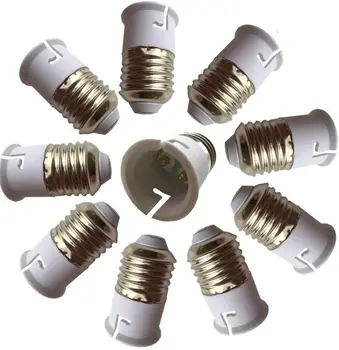 Bulb Holder E27 to B22 Adapter Converter E26 Light Socket to B22 Light Bulb Base Socket, Fits LED/CFL Light Bulbs Heat Resistant
Bulb Holder E27 to B22 Adapter Converter E26 Light Socket to B22 Light Bulb Base Socket, Fits LED/CFL Light Bulbs Heat Resistant