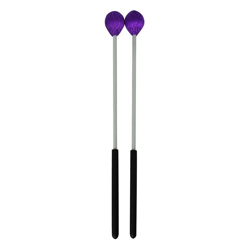 1 Pair Marimba Mallets Percussion Mallets with Purple Nylon Yarn Head and Smooth Wood Handle for Beginners
1 Pair Marimba Mallets Percussion Mallets with Purple Nylon Yarn Head and Smooth Wood Handle for Beginners