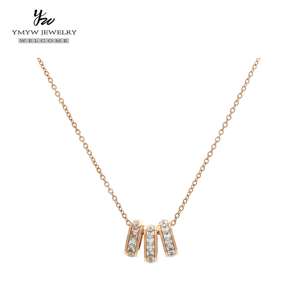 YMYW Fashion 316L Stainless Steel Rose Gold Necklace Geometric AAA Cubic Zircon Stone Pendant Necklaces For Women Party Gift
YMYW Fashion 316L Stainless Steel Rose Gold Necklace Geometric AAA Cubic Zircon Stone Pendant Necklaces For Women Party Gift