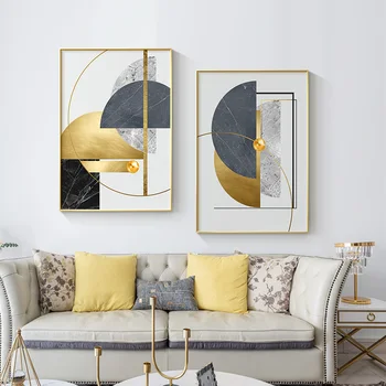 

Abstract Geometry Blending Canvas Painting Posters and Prints Wall Pictures for Living Room Modern Decoration for Bedroom Aisle