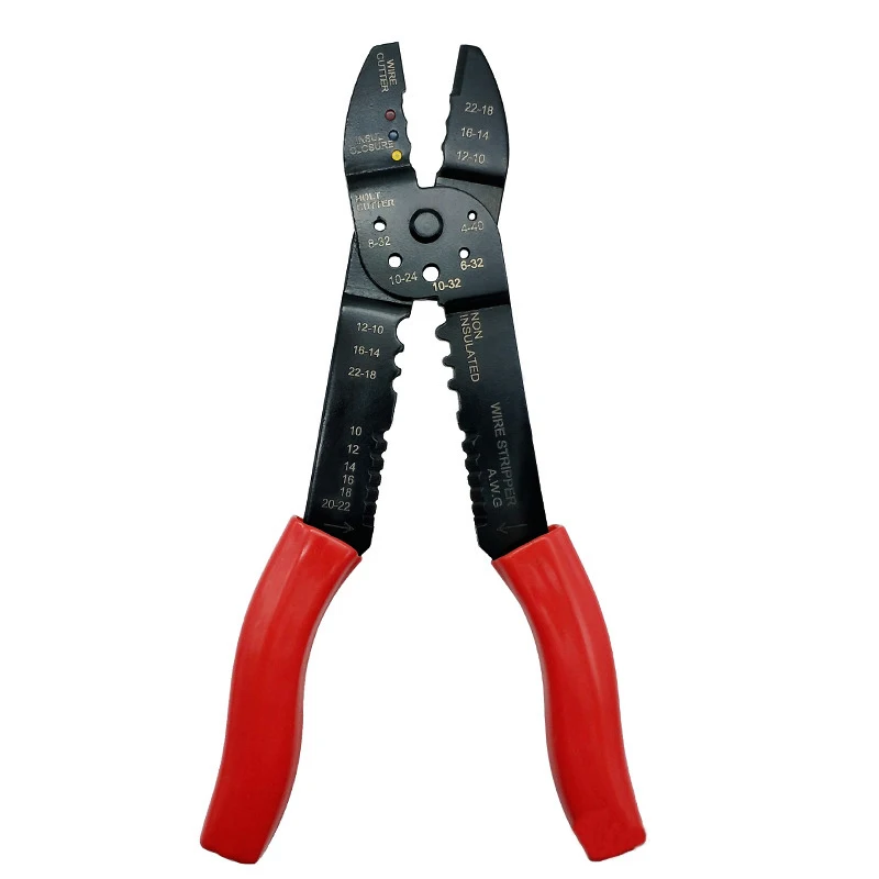 Multi-functional Crimping Stripping Plier Steel Tool Automatic Wire Stripper Pliers Multitool For Cutting Cables WX-302
Multi-functional Crimping Stripping Plier Steel Tool Automatic Wire Stripper Pliers Multitool For Cutting Cables WX-302
