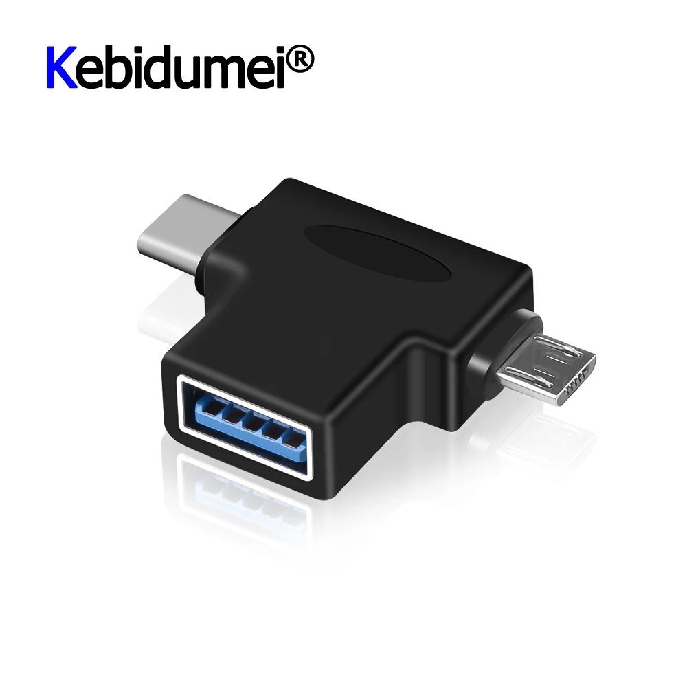 Адаптер Kebidu OTG для Android USB Type-C адаптер 3 0 гнездовой разъем 5P мужской телефона Ipad