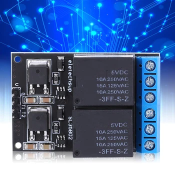 12V 2-Channel Relay Module Bistable Self-Locking Trigger Board Button MCU Low-Level Control Switch
12V 2-Channel Relay Module Bistable Self-Locking Trigger Board Button MCU Low-Level Control Switch