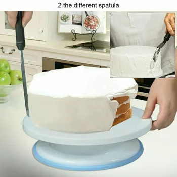 Cake Decorating Turntable Set Icing Nozzles Spatula Display Stand Rotating Kit Brand New 2020
Cake Decorating Turntable Set Icing Nozzles Spatula Display Stand Rotating Kit Brand New 2020