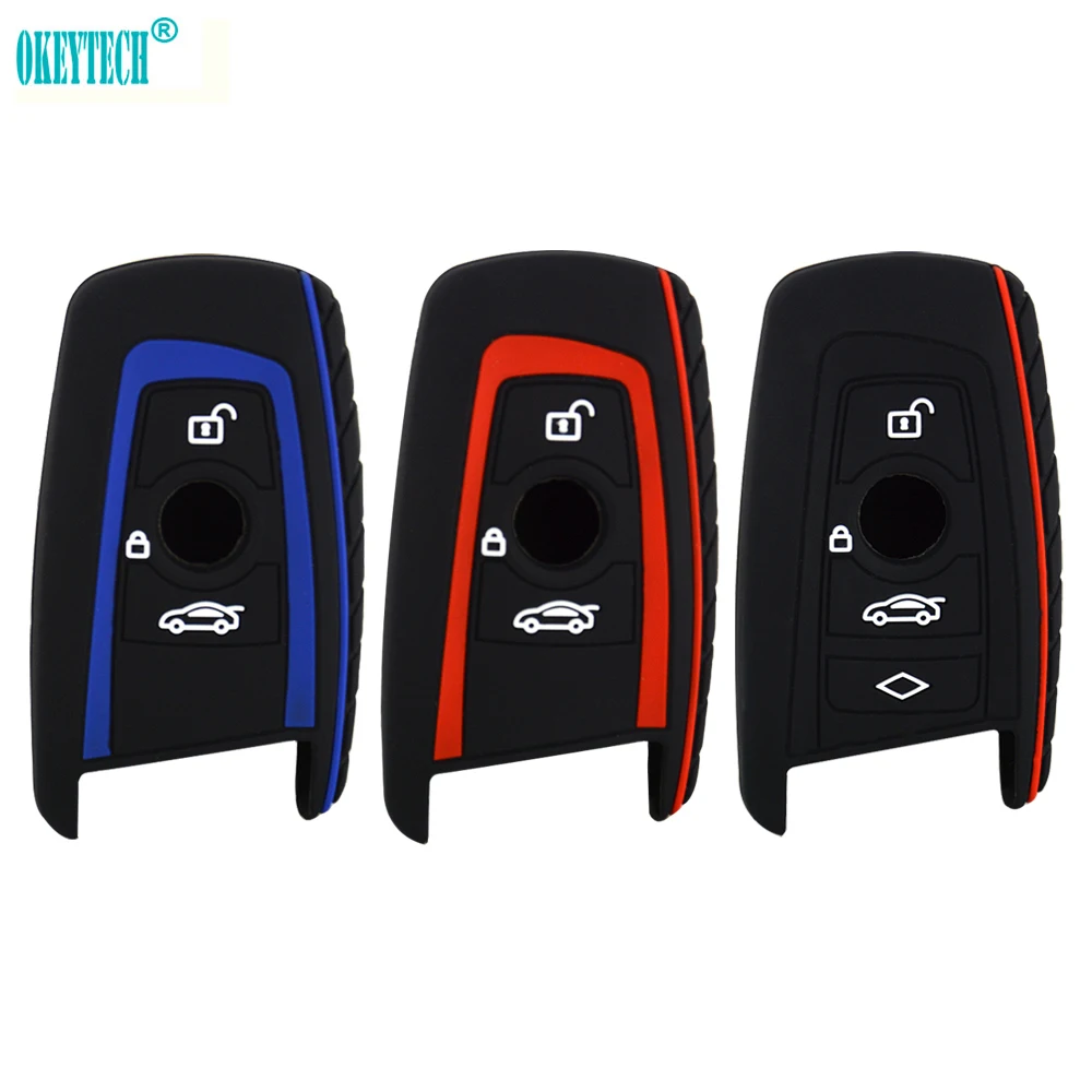 OkeyTech Key Soft Silicone Cover Case 3/4Buttons For BMW F10 F20 F30 Z4 X1 X3 X4 M1 M2 M3 E90 1 2 3 5 7 Series Remote Keyless
OkeyTech Key Soft Silicone Cover Case 3/4Buttons For BMW F10 F20 F30 Z4 X1 X3 X4 M1 M2 M3 E90 1 2 3 5 7 Series Remote Keyless