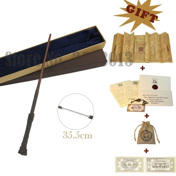 Cos Harries Potter Magic Wand with Box Pack Metal-Core Wand for Kids Cosplay Harried Map Acceptance Letter Tickets Bag as Gift
Cos Harries Potter Magic Wand with Box Pack Metal-Core Wand for Kids Cosplay Harried Map Acceptance Letter Tickets Bag as Gift