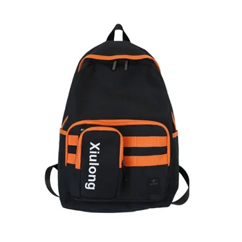 Men and women campus backpack college student schoolbag hit color large capacity Oxford cloth backpack computer bag backpack
Men and women campus backpack college student schoolbag hit color large capacity Oxford cloth backpack computer bag backpack