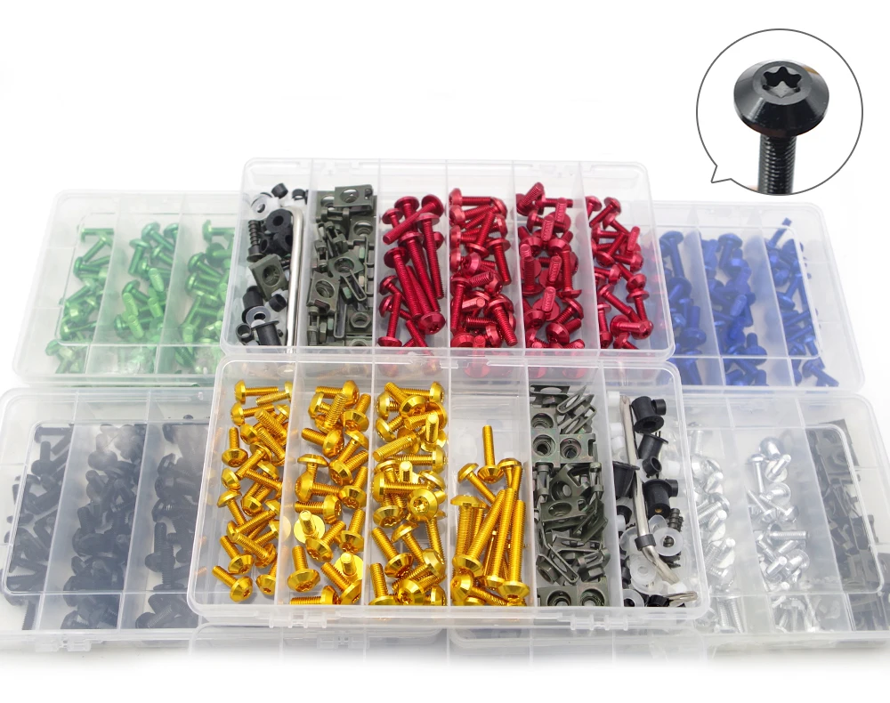 Motorcycle Fairing Bolts box set Fastener Clips Screw Nuts For bajaj pulsar 200 ns ducati multistrada 950 yamaha dt 125
Motorcycle Fairing Bolts box set Fastener Clips Screw Nuts For bajaj pulsar 200 ns ducati multistrada 950 yamaha dt 125