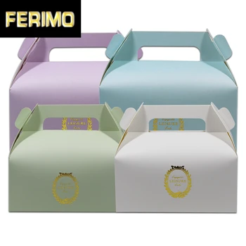 20pcs 16.5*9*8cm Delicate Portable Gift Cake Kraft Paper Package Box Small Fresh Colors For Christmas Wedding Supply Box Carton
20pcs 16.5*9*8cm Delicate Portable Gift Cake Kraft Paper Package Box Small Fresh Colors For Christmas Wedding Supply Box Carton