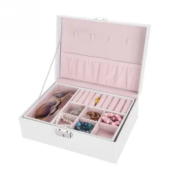 jewelry box Solid Color Leather Jewelry Storage Organizer Portable Travel Jewelry Case Gift Box packaging ss
jewelry box Solid Color Leather Jewelry Storage Organizer Portable Travel Jewelry Case Gift Box packaging ss