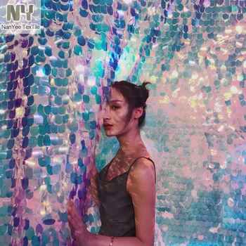 8ft x8ft wedding background sequin Seamless shinny silver curtain photography photo booth props party favors stage backdrop
8ft x8ft wedding background sequin Seamless shinny silver curtain photography photo booth props party favors stage backdrop