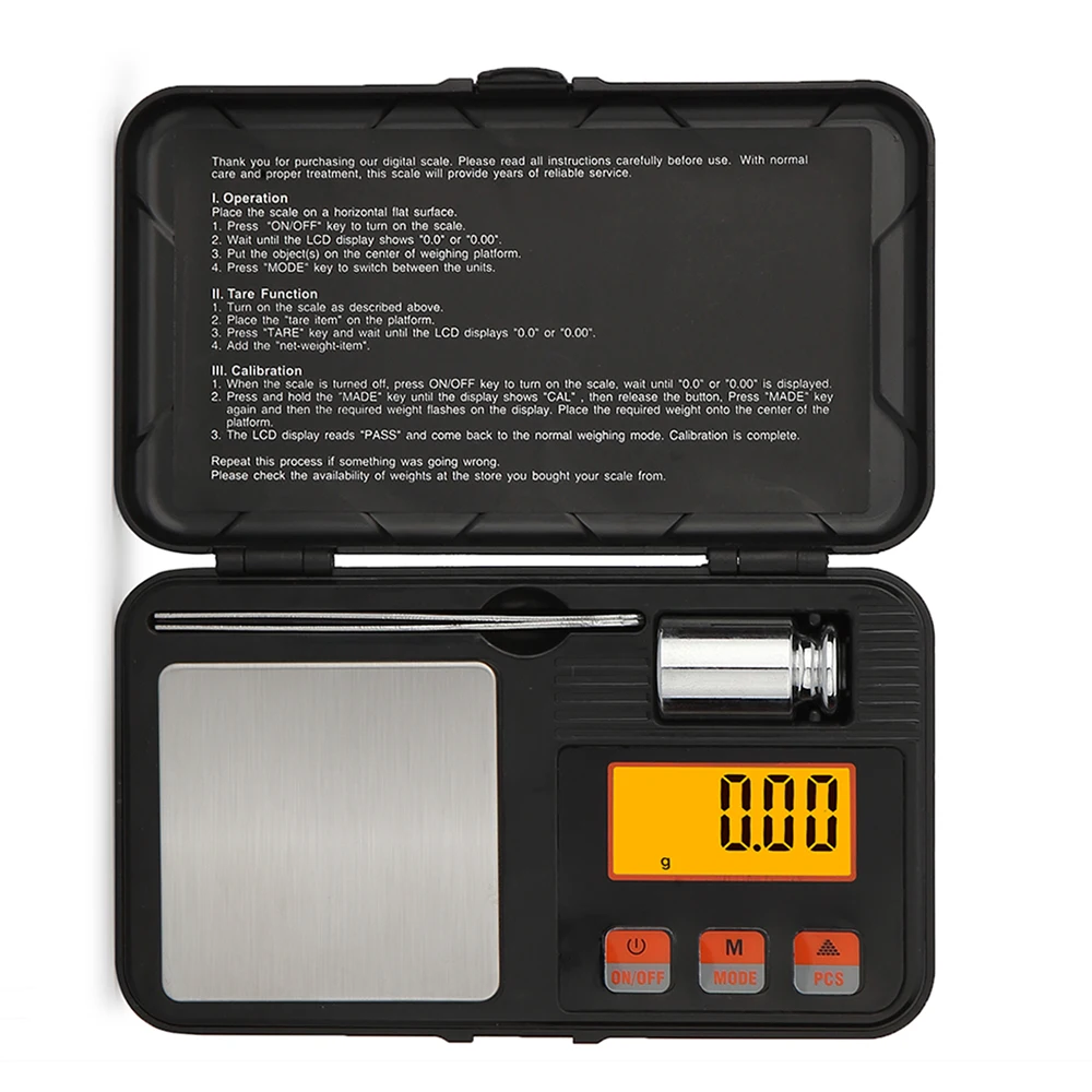 High Precision Professional Digital Milligram Scale 200g/0.01g Portable Jewelry Scale Mini Baking Scale Kitchen Scale+Tool Box
High Precision Professional Digital Milligram Scale 200g/0.01g Portable Jewelry Scale Mini Baking Scale Kitchen Scale+Tool Box