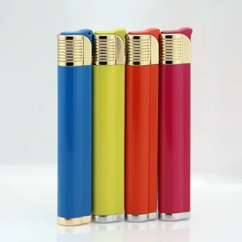 Long strip gas lighter Inflatable Fashion cigarette Metal lighters Windproof smoking Grinding Wheel Lighter Outdoor Tools
Long strip gas lighter Inflatable Fashion cigarette Metal lighters Windproof smoking Grinding Wheel Lighter Outdoor Tools
