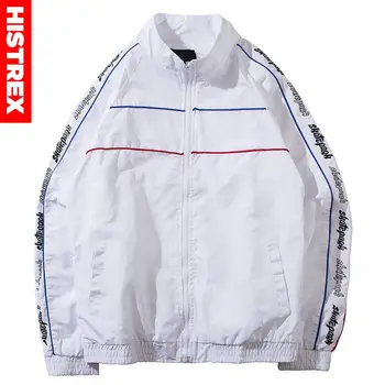 Korean Harajuku Jacket Hip Hop Men Windbreaker Jackets Coat Stripe 2020 Autumn Casual Zipper Track Jacket Streetwear Black White
Korean Harajuku Jacket Hip Hop Men Windbreaker Jackets Coat Stripe 2020 Autumn Casual Zipper Track Jacket Streetwear Black White