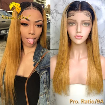 T1B/27 Straight 360 Lace Frontal Wigs For Black Women 4.5" 150% Brazilian Remy Ombre Human Hair Wig Pre Plucked With Baby Hair
T1B/27 Straight 360 Lace Frontal Wigs For Black Women 4.5" 150% Brazilian Remy Ombre Human Hair Wig Pre Plucked With Baby Hair