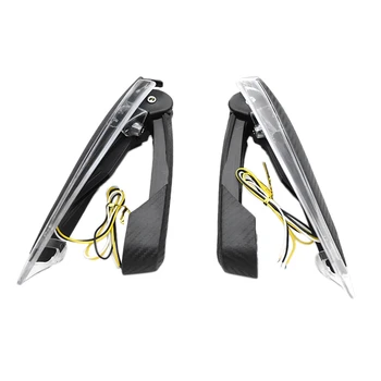 1 Pair LED Motorcycle DRL Turn Signal Brush Handle Bar Handguards Wind Deflector
1 Pair LED Motorcycle DRL Turn Signal Brush Handle Bar Handguards Wind Deflector