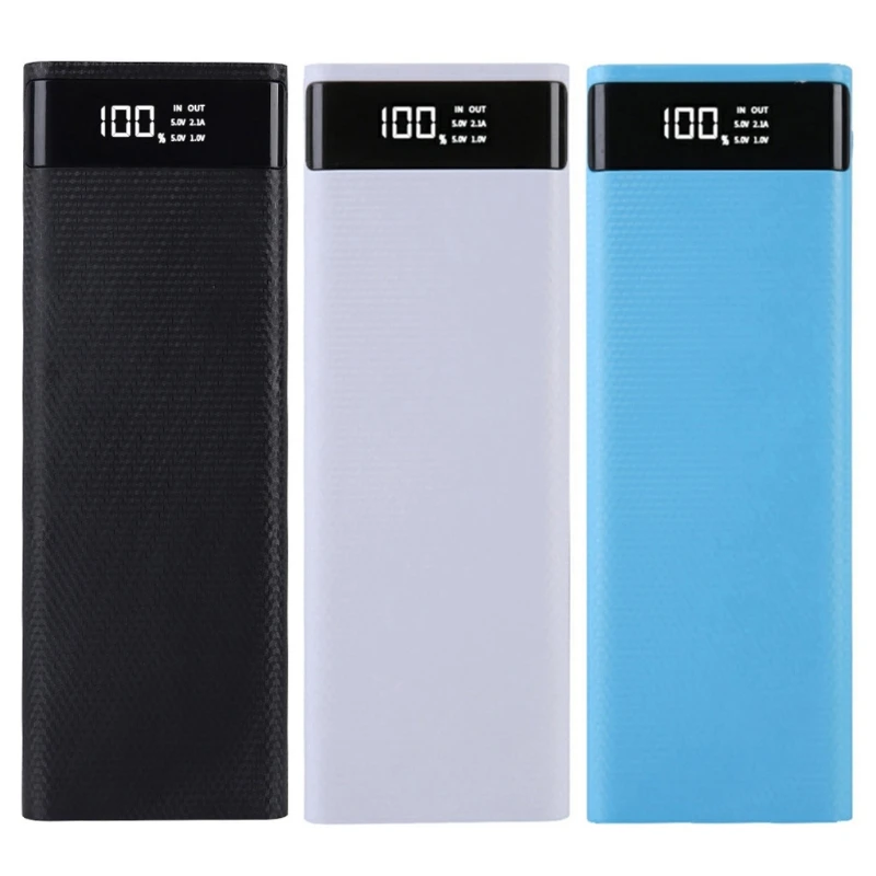 Detachable Dual USB LCD Power Bank Shell 8x18650 Battery Case Portable External Box without Battery Powerbank Protector
Detachable Dual USB LCD Power Bank Shell 8x18650 Battery Case Portable External Box without Battery Powerbank Protector