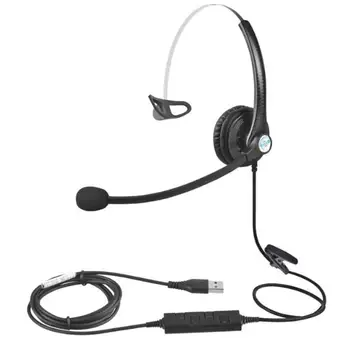 Telephone Headset Call Center Noise-Cancelling Traffic Headset USB Port Headset For Computer Laptop PC
Telephone Headset Call Center Noise-Cancelling Traffic Headset USB Port Headset For Computer Laptop PC