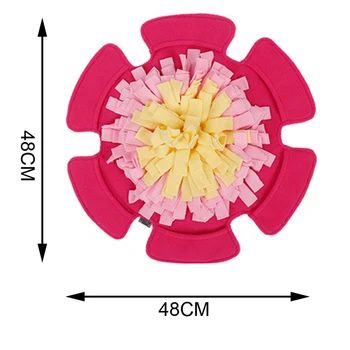 Pet Dog Snuffle Mat Feeding Mat Dog Puzzle Toys Flower Shape Sniffing Training Pad for Dog Release Stress Dog Snuffle Mat F19
Pet Dog Snuffle Mat Feeding Mat Dog Puzzle Toys Flower Shape Sniffing Training Pad for Dog Release Stress Dog Snuffle Mat F19