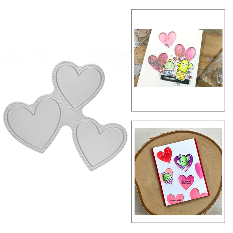 2021 New Heart Frame Metal Cutting Dies For DIY Craft Making Greeting Card Background and Paper Scrapbooking No Clear Stamps Set
2021 New Heart Frame Metal Cutting Dies For DIY Craft Making Greeting Card Background and Paper Scrapbooking No Clear Stamps Set