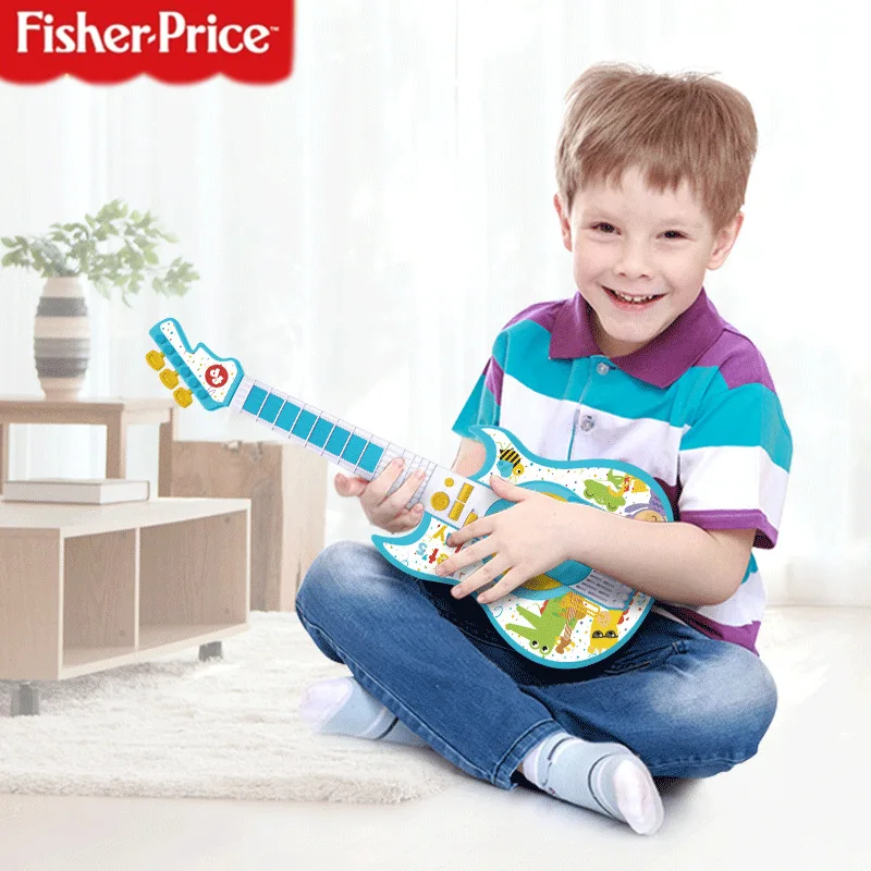 FISHER-PRICE Multi-functional Children Electronic Guitar Bass-Play Musical Instruments for Kids Toy Educational Teaching Music
FISHER-PRICE Multi-functional Children Electronic Guitar Bass-Play Musical Instruments for Kids Toy Educational Teaching Music
