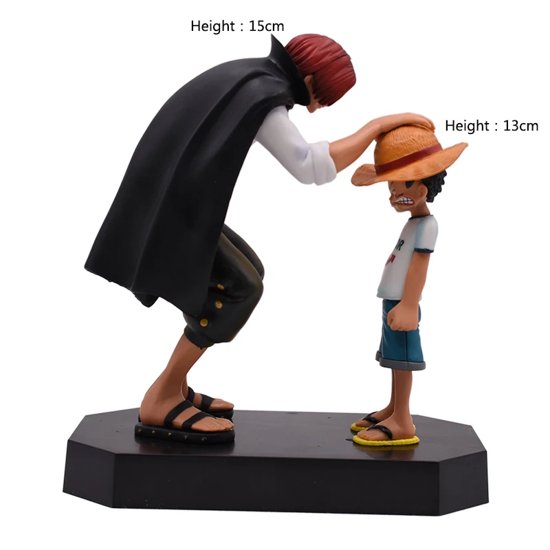 13-15cm Luffy Shanks Action Figures Anime PVC Collection Model Christmas Gift Toy One Piece Dolls for Children
13-15cm Luffy Shanks Action Figures Anime PVC Collection Model Christmas Gift Toy One Piece Dolls for Children