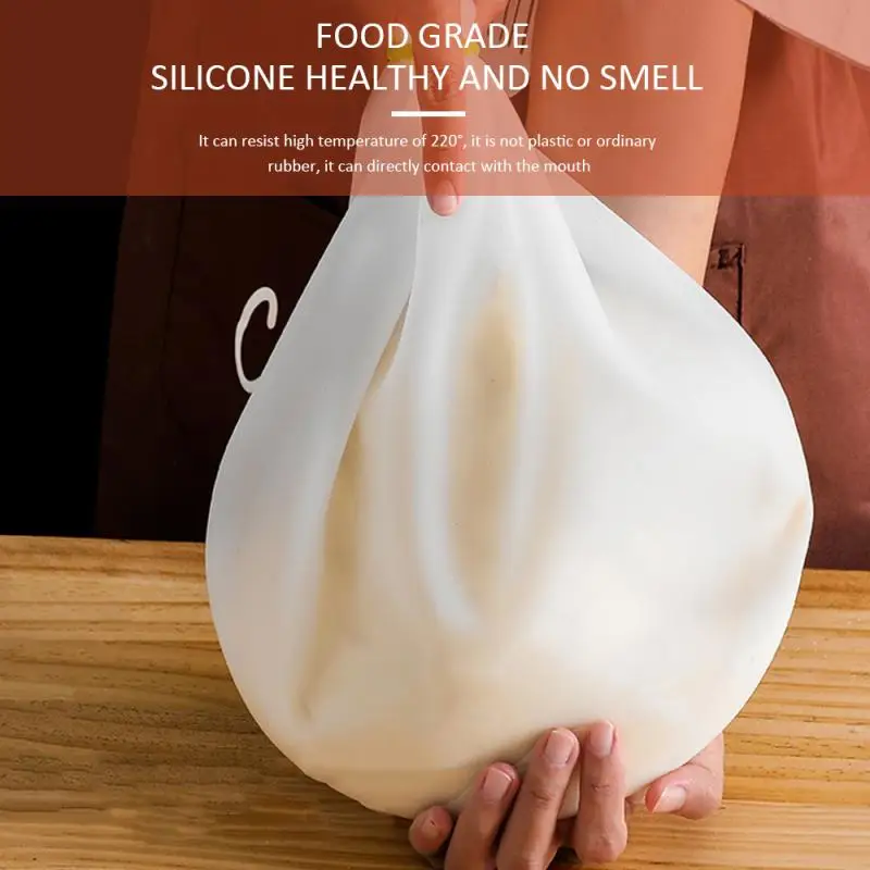 Reusable Cooking Pastry Tools Flour Kneading Bags Bakeware Kitchen Silicone Dough Mixing Bag Cocina Home | Дом и сад