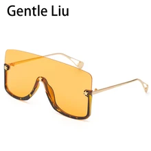 Oversized Rimless Sunglasses Women's Fashion Luxury Brand Designer One-Piece Sun Glasses Ladies Retro Big Frame Eyeglasses UV400
Oversized Rimless Sunglasses Women's Fashion Luxury Brand Designer One-Piece Sun Glasses Ladies Retro Big Frame Eyeglasses UV400