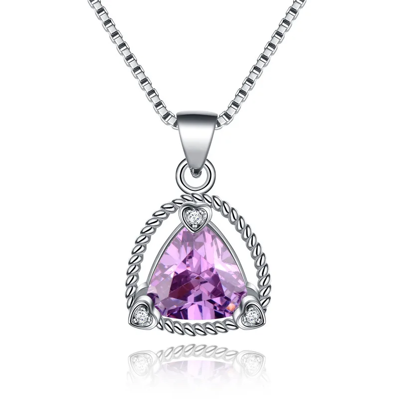 925 Sliver Necklace Amethyst Chalcedony Pendant Bizuteria for Women Jewelry Colgante Ambar Ley 925 Mujer Gemstone Topaz Pendant 
925 Sliver Necklace Amethyst Chalcedony Pendant Bizuteria for Women Jewelry Colgante Ambar Ley 925 Mujer Gemstone Topaz Pendant