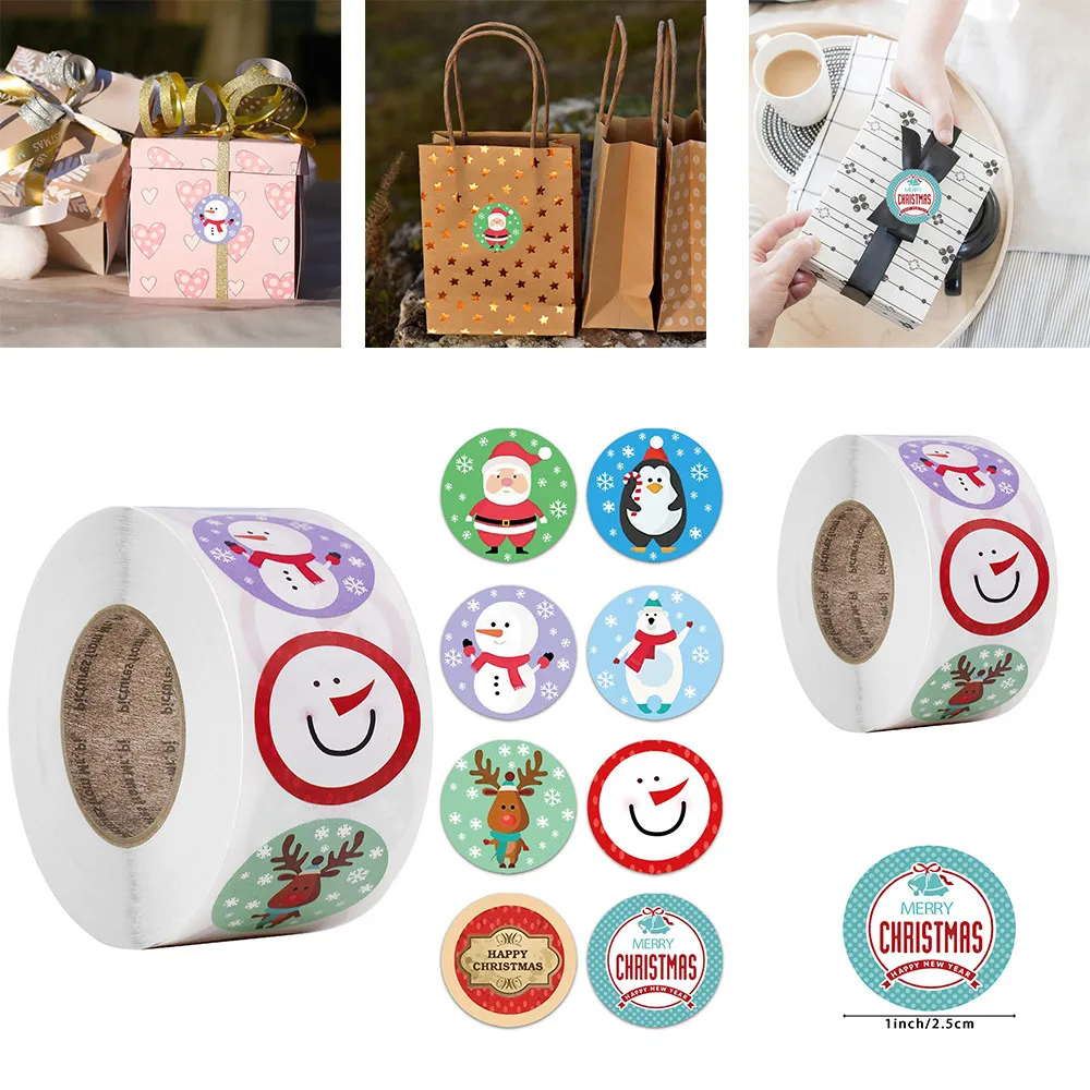 500pcs/roll Merry Christmas Stickers Christmas Style Label For Child Gift Decor Small Shop Product Packaging Stickers Label
500pcs/roll Merry Christmas Stickers Christmas Style Label For Child Gift Decor Small Shop Product Packaging Stickers Label